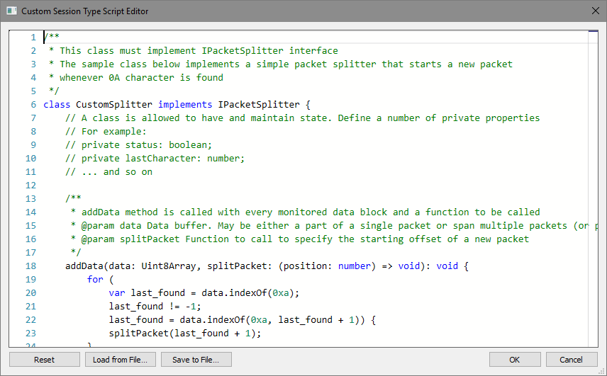 Custom Script Editor Window