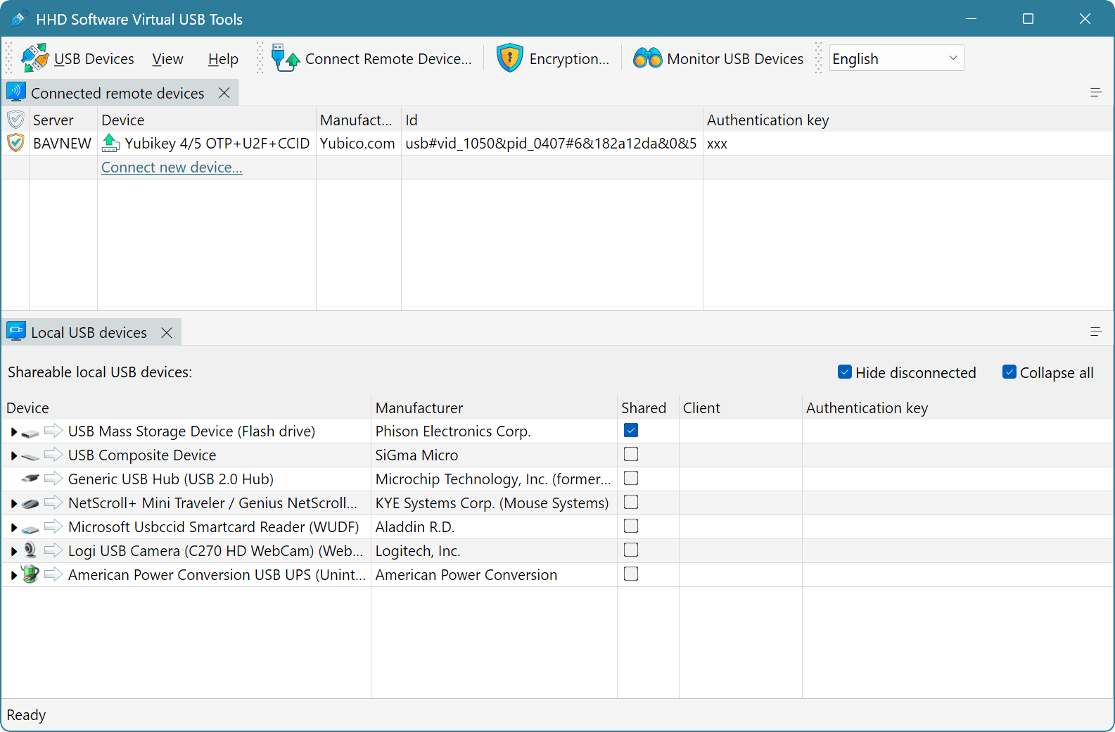 UI Configuration Utility Screenshot